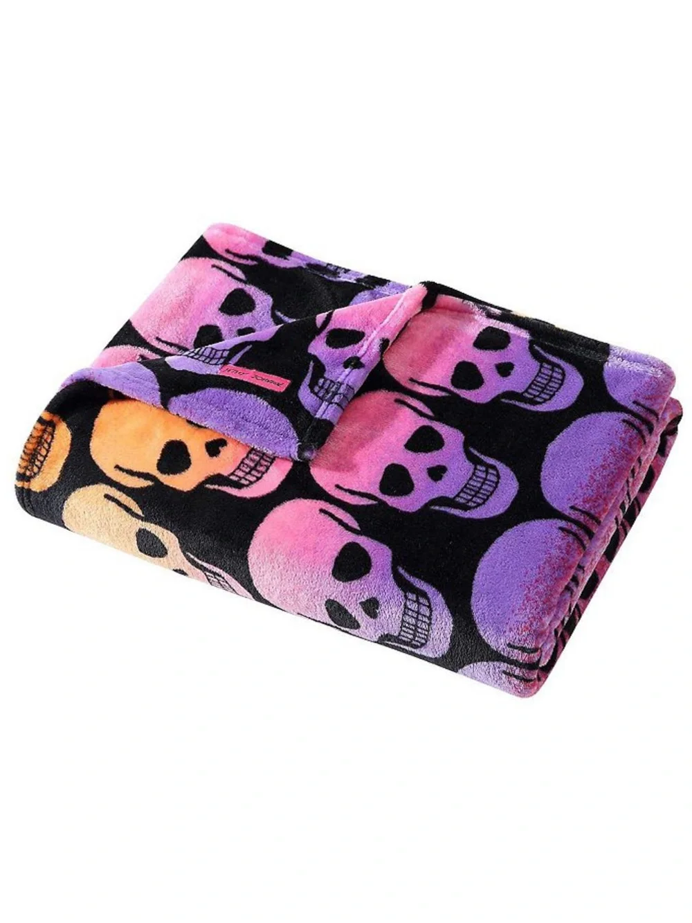 Betsey Johnson NWT Halloween Skull Ombre 50 X 70 Throw
